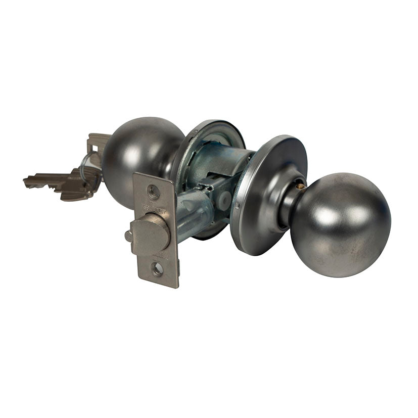 Doorknob locks.