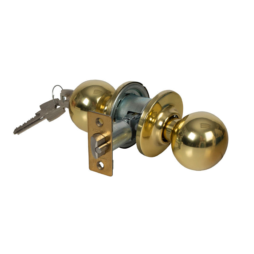 Knob lock.