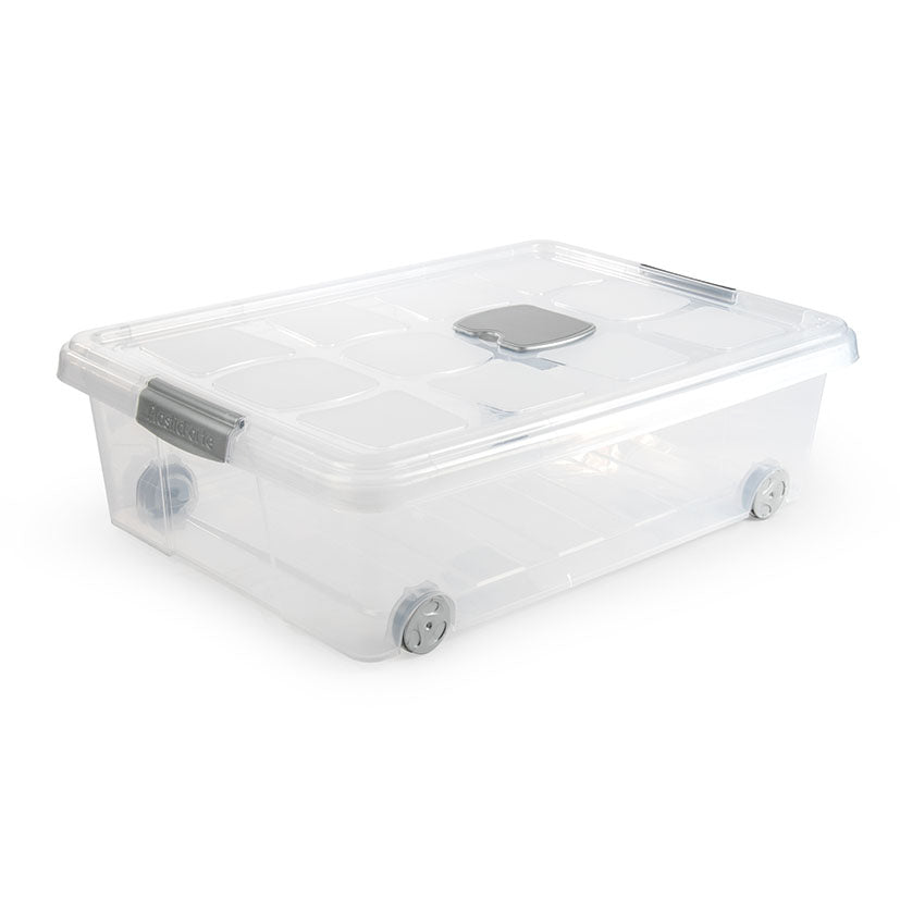 Plastic box.