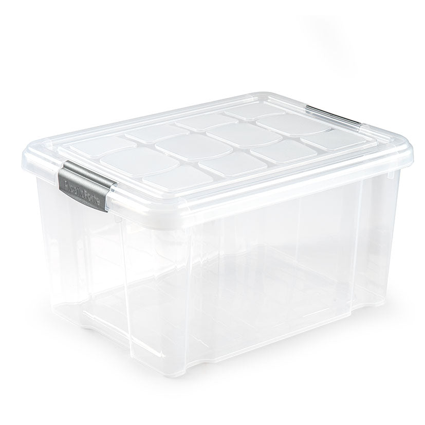 Plastic box.