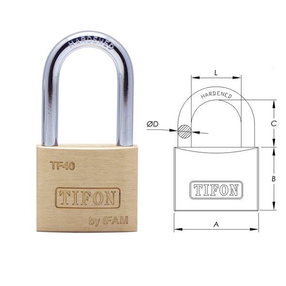 Typhoon padlock