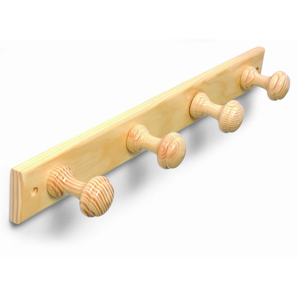 Pine coat rack