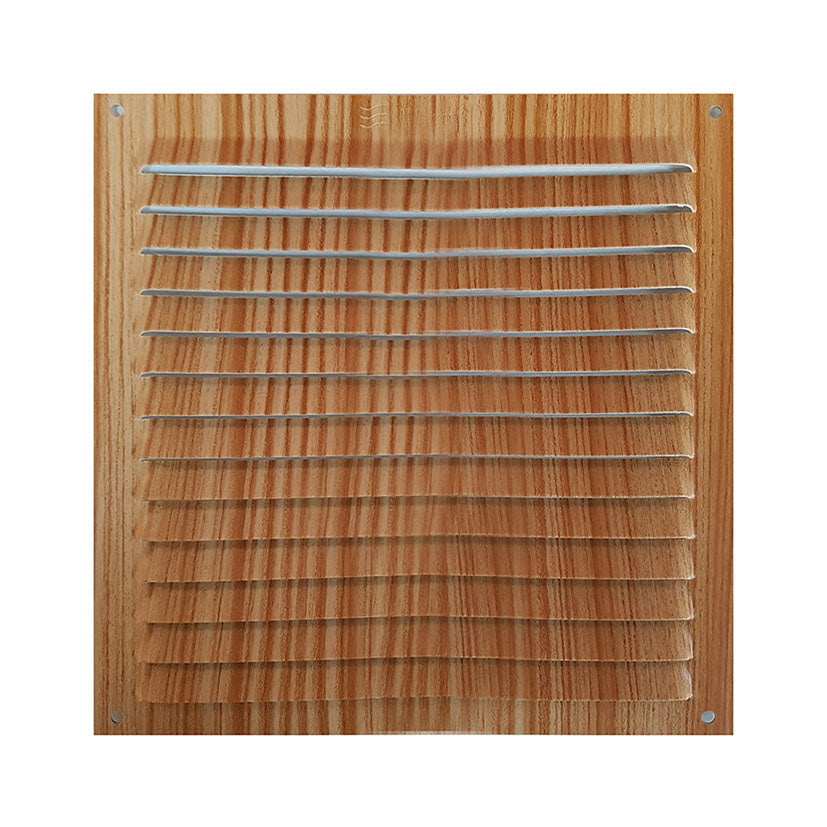 Aluminum ventilation grille without flap 15x15