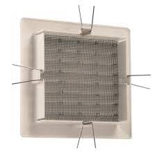 Recessed grille/clips+mosquito screen