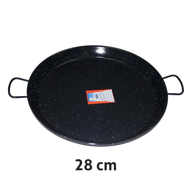 Steel paella pan