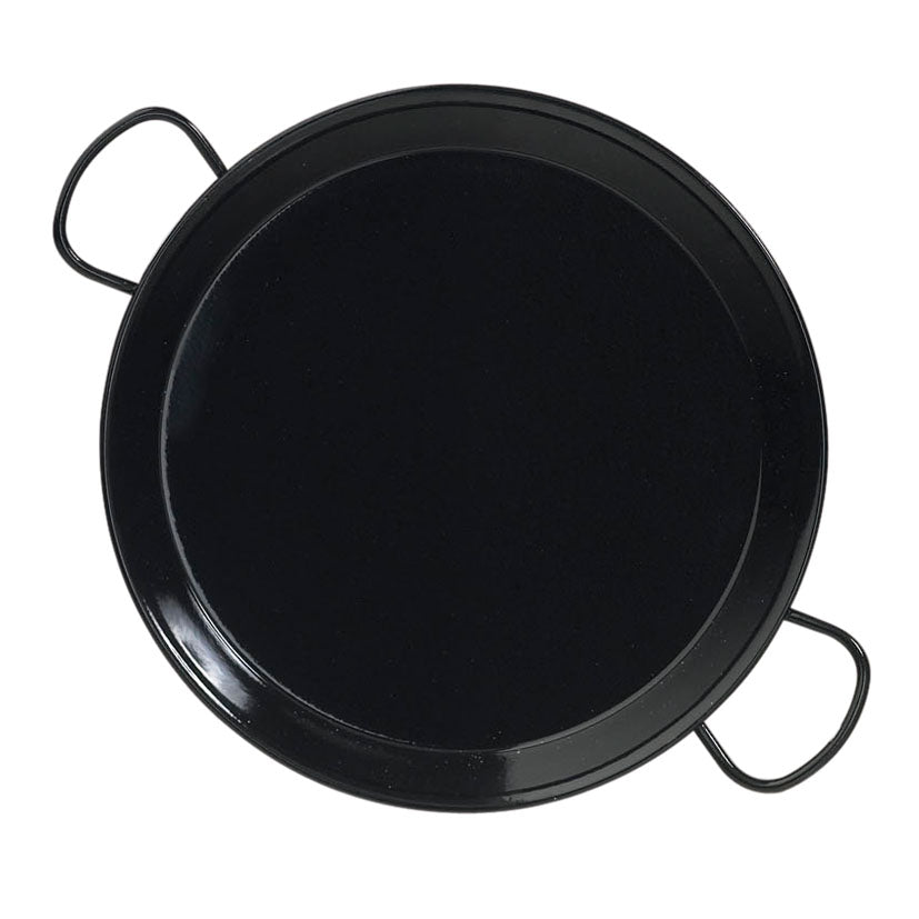 Steel paella pan