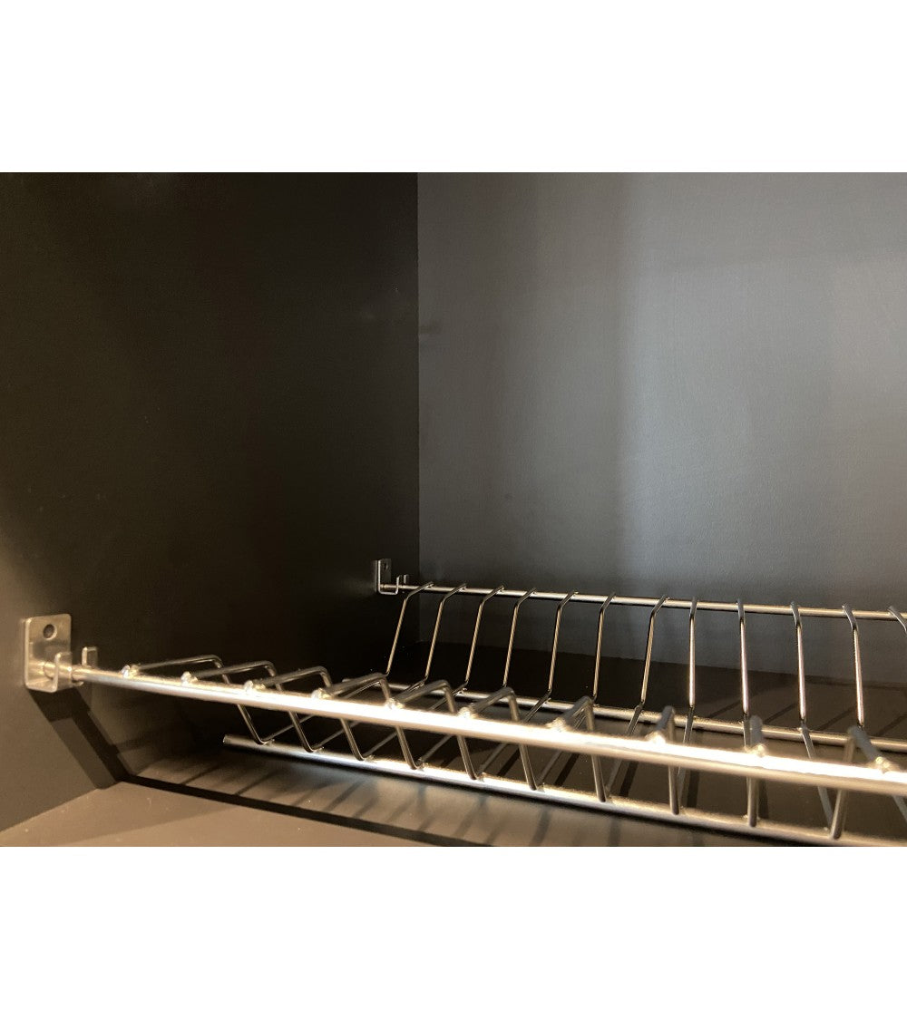 In-cabinet dish rack