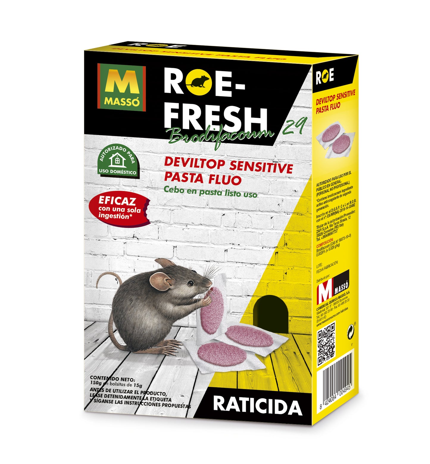 Rat killer paste