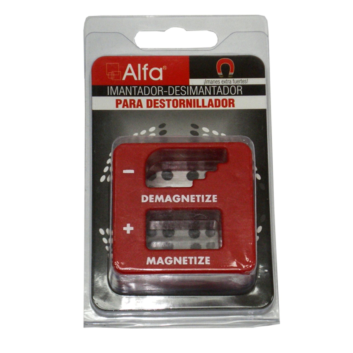 Magnetizer-demagnetizer for screwdrivers