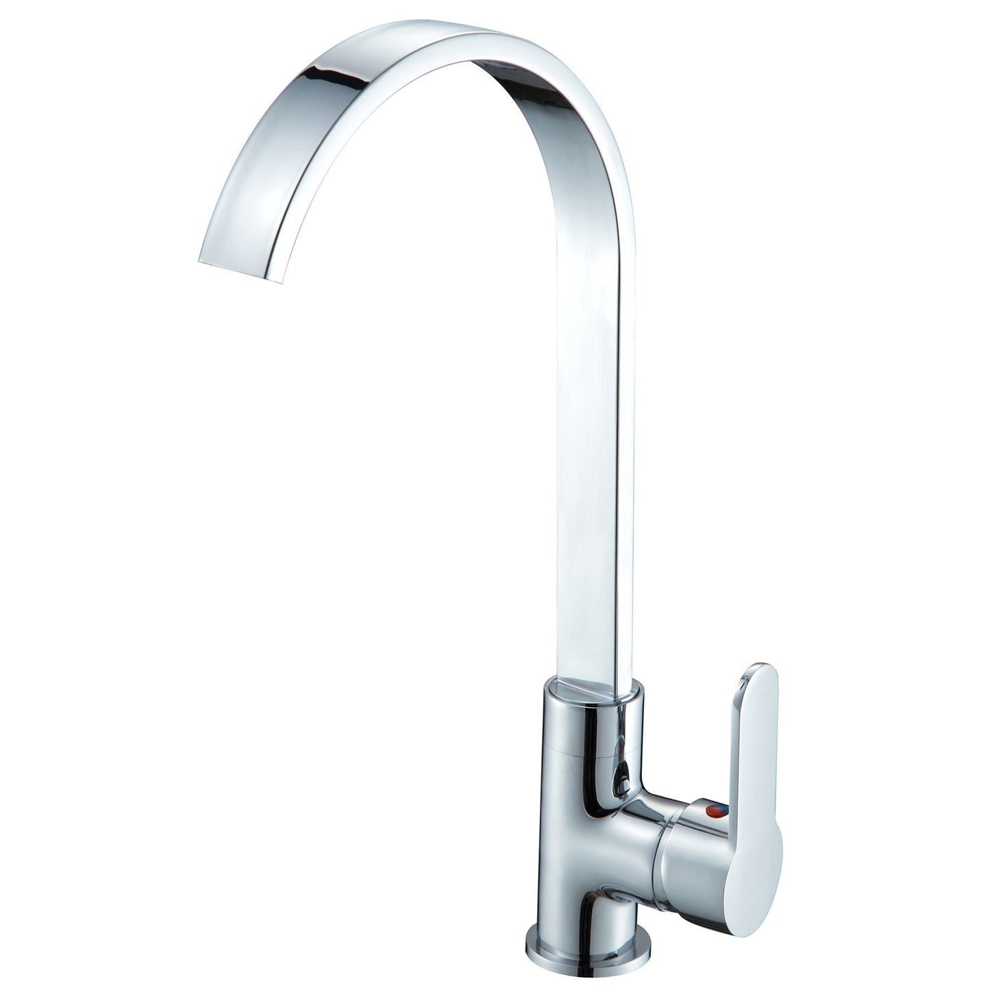 Single-lever sink faucet