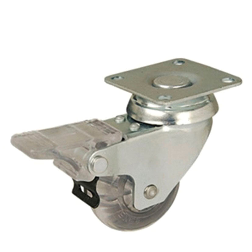 Polyurethane wheel, clear