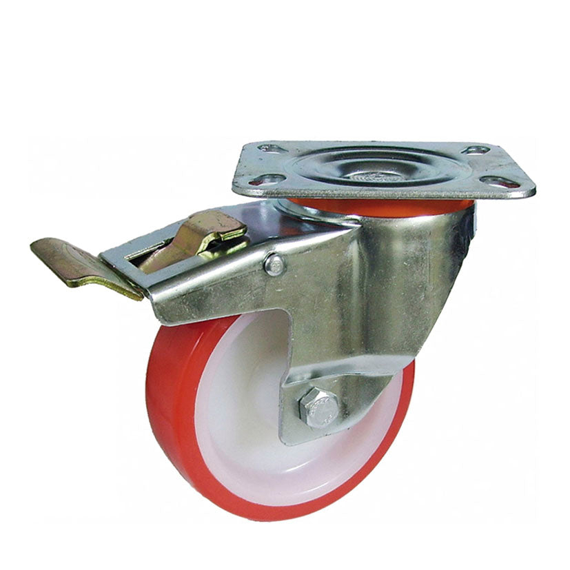 Red poly wheel