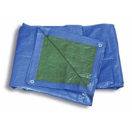 Blue awning