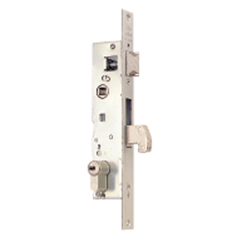 Mortise lock.
