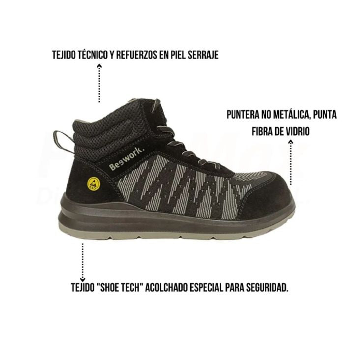 Steel toe cap + insole