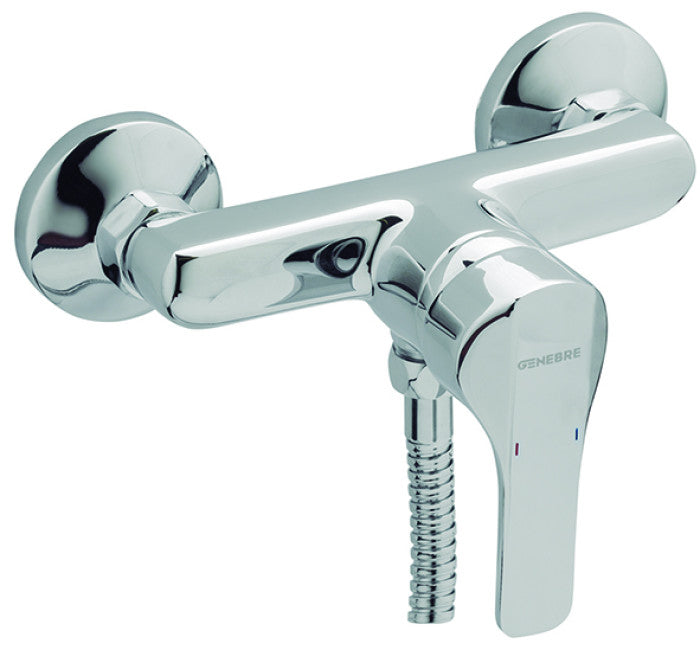 Single-lever shower mixer