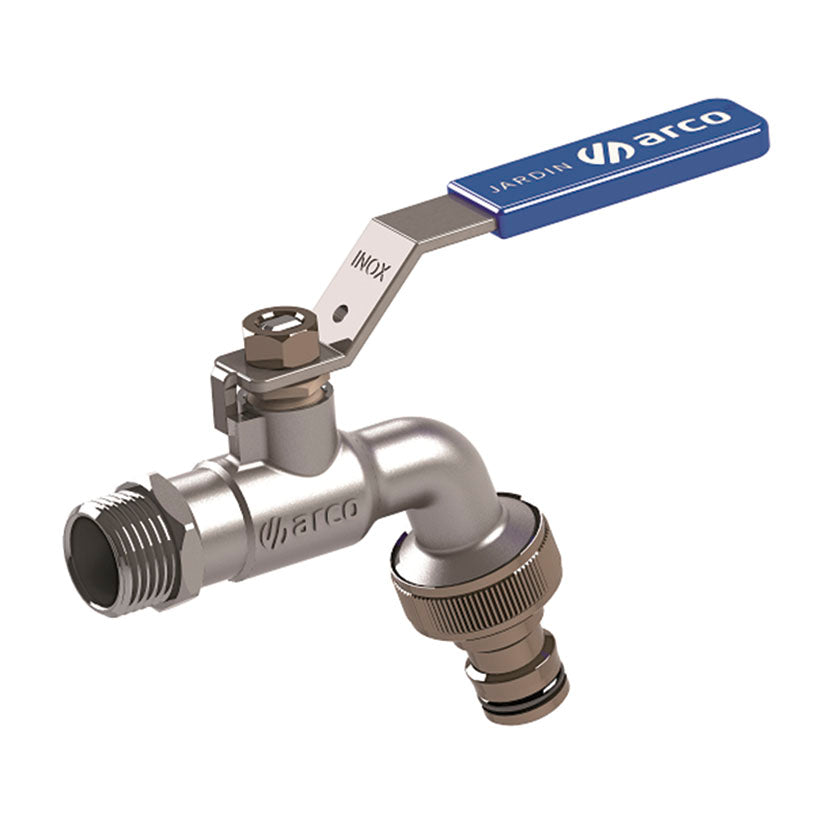 Curved faucet