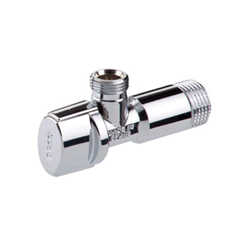 Angle stop valve, without escutcheon, 1/2x3/8"