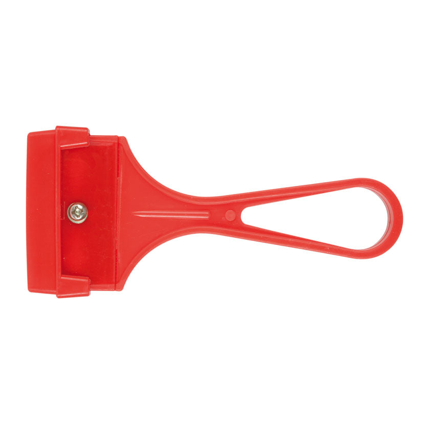 Plastic glass scraper