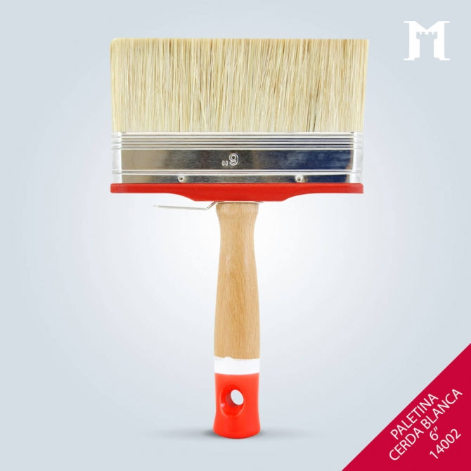 Hog bristle paint brush