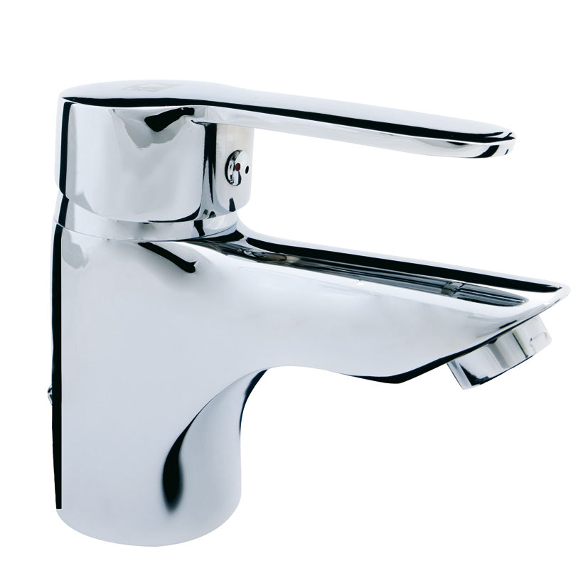 Single-lever basin mixer