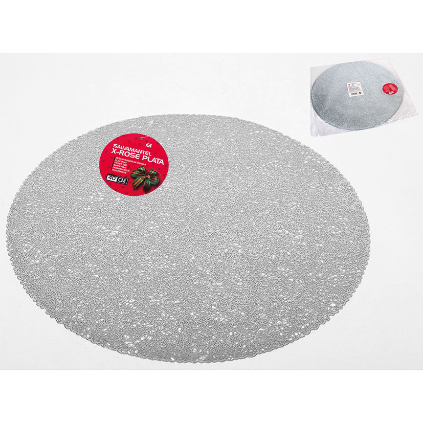 Silver placemat