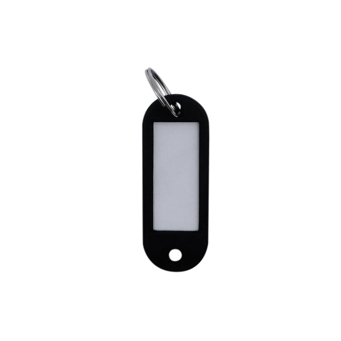 Label holder keychains