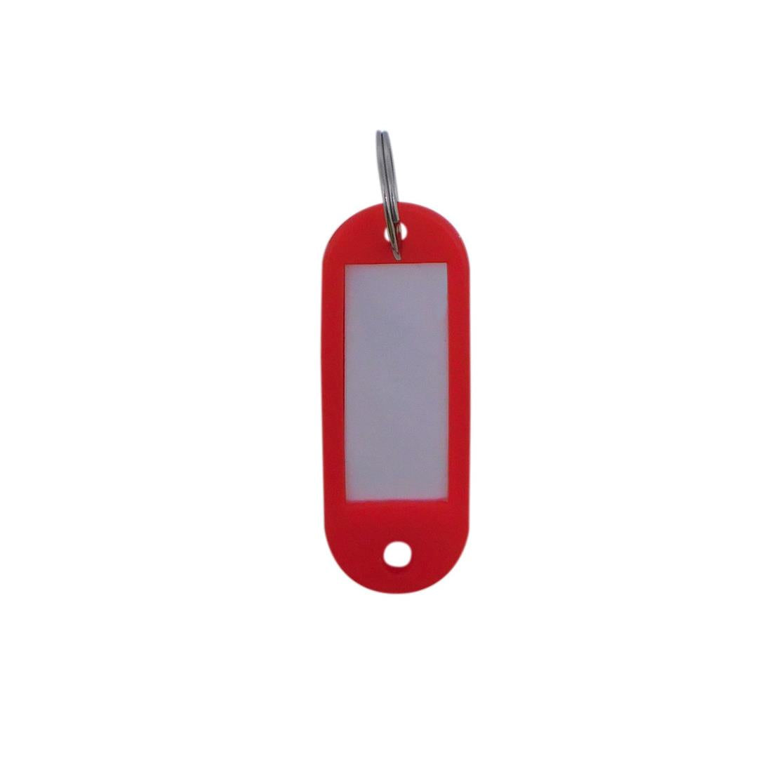 Key chain with label holder