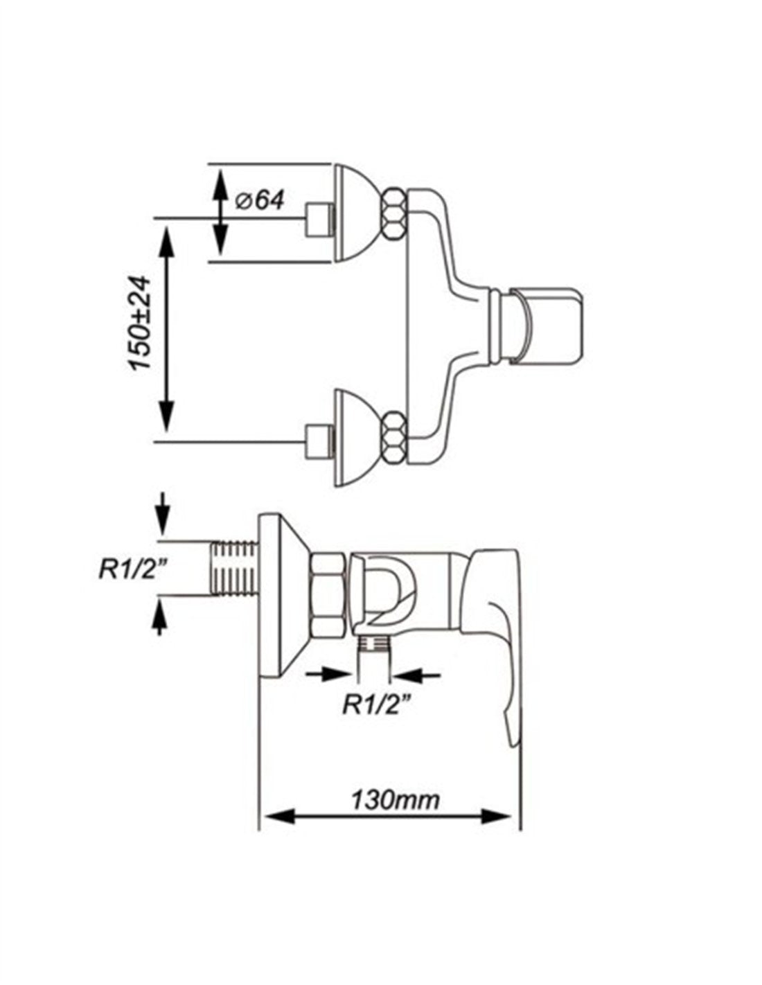 Shower mixer