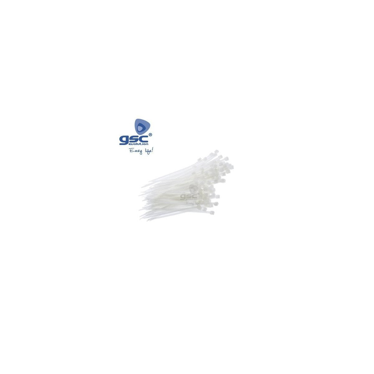 White cable ties