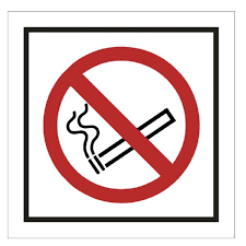 Adhesive sign