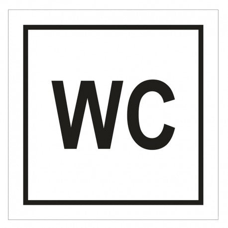 'WC' Sign