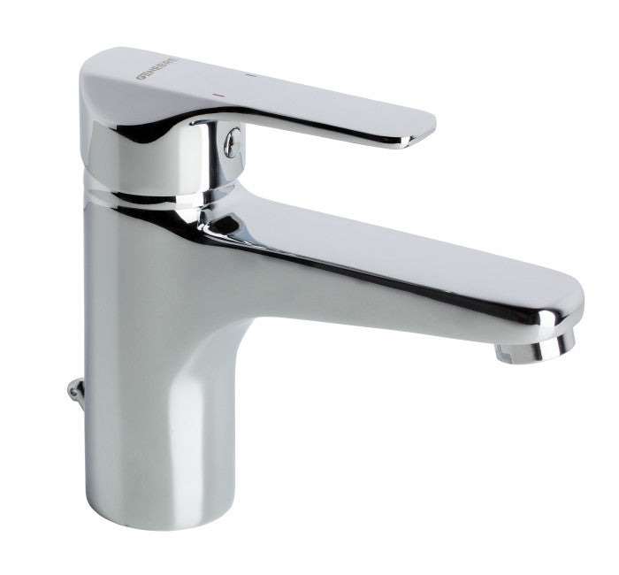 Single-lever basin mixer