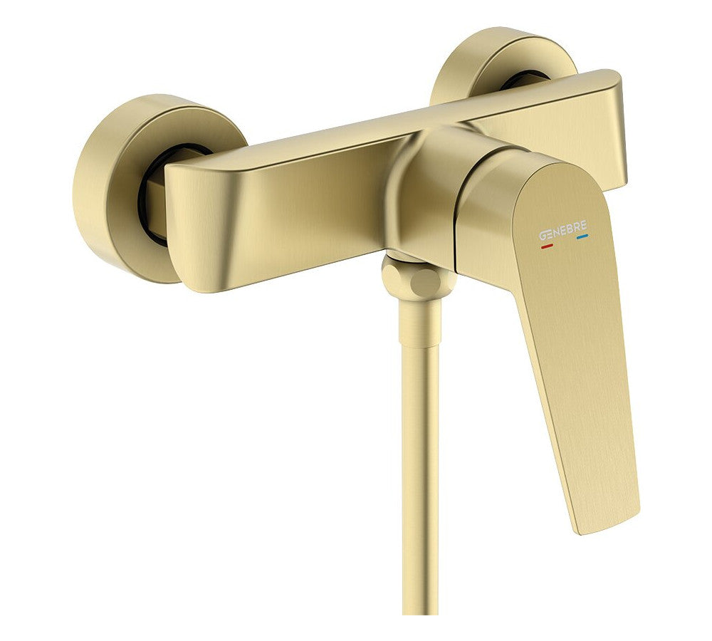 Single-lever shower faucet