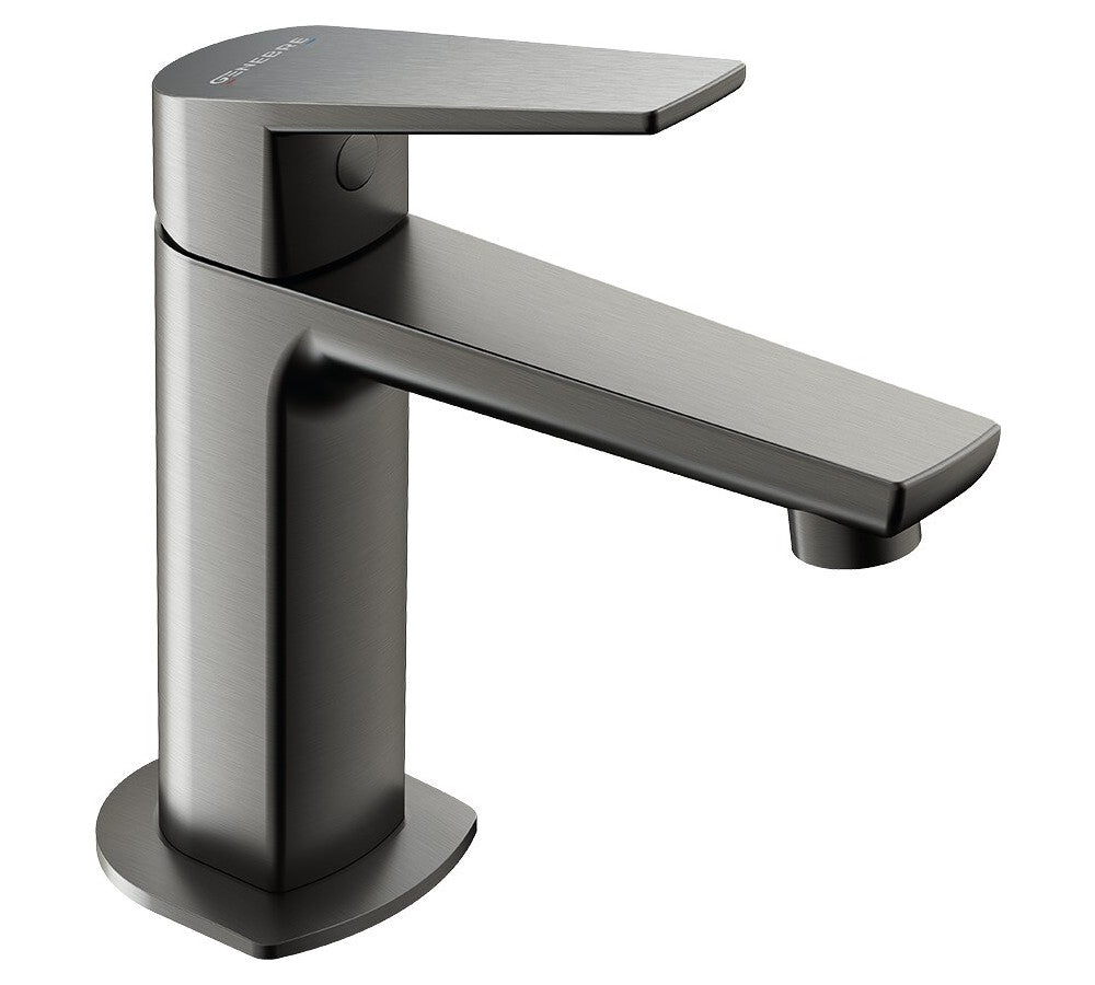 Single-lever basin mixer