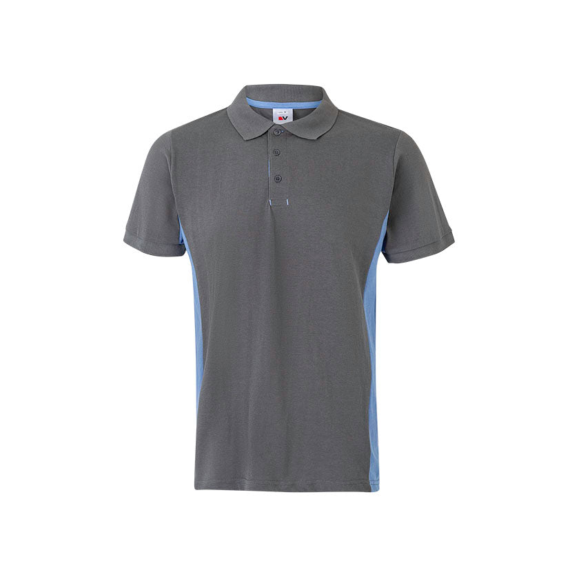 Two-tone polo shirt