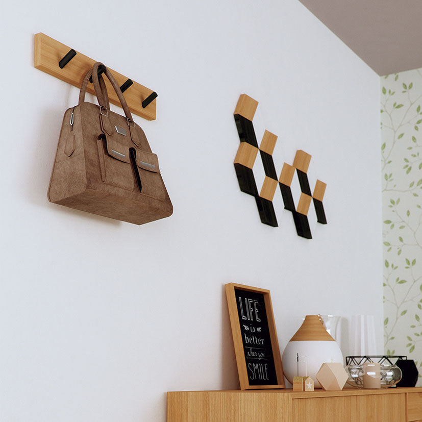 Wall coat rack