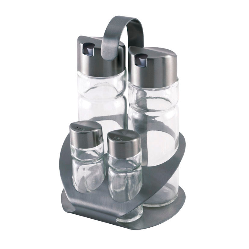 Stainless steel oil cruet