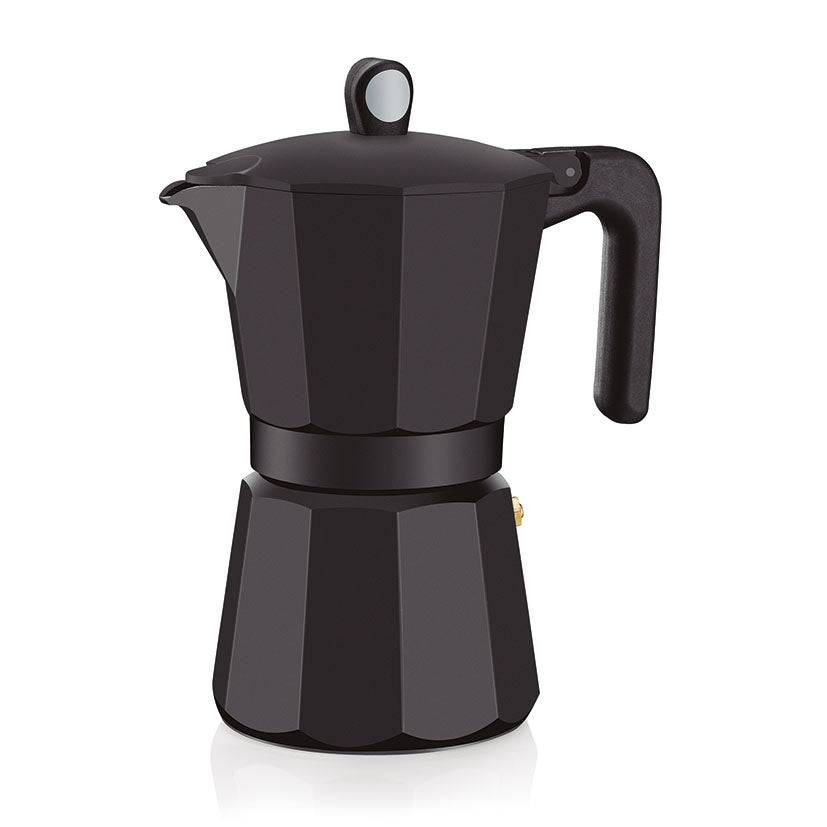 Aluminum induction coffee maker