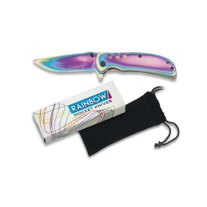 Rainbow Pocket Knife