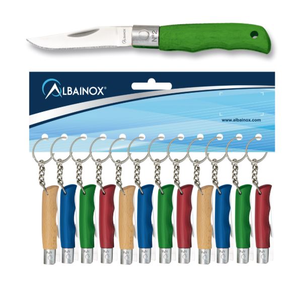 Colored folding knife