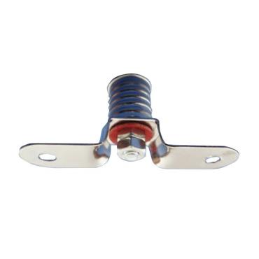 Metallic lamp holder