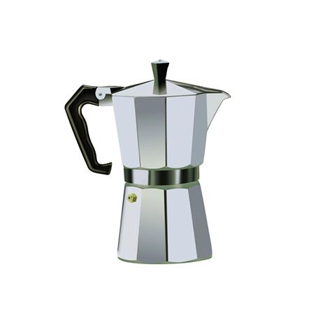 Aluminum coffee maker