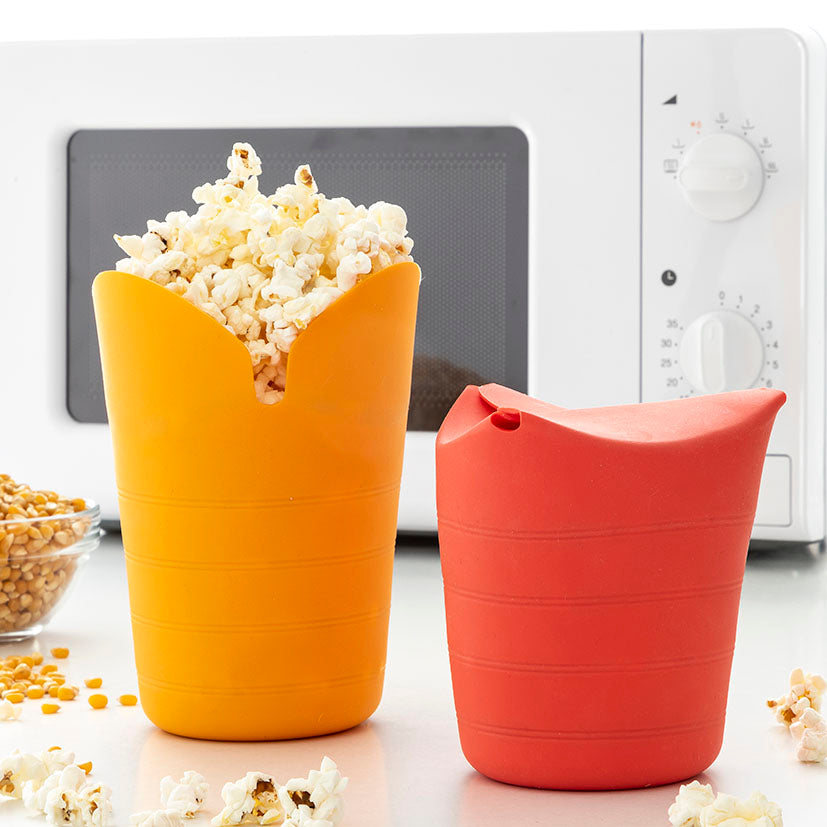 Silicone popcorn makers