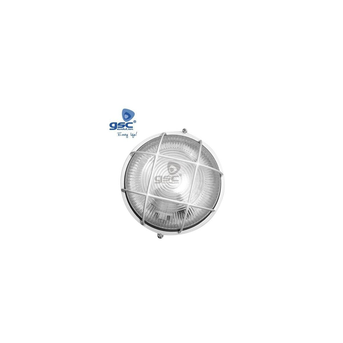 Round wall light