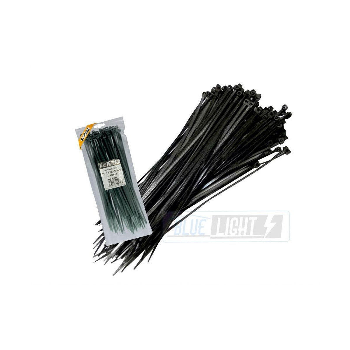 Black cable ties
