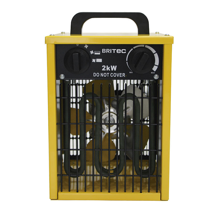Portable fan heater