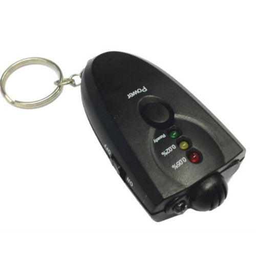 Keychain breathalyzer