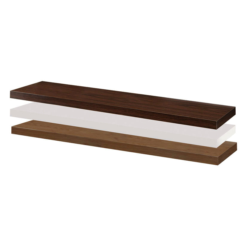 Tambour door shelf