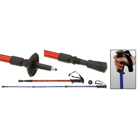 Telescopic trekking poles